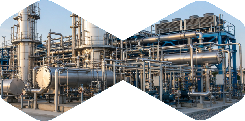 Refinery process equipment for GCC refining operations